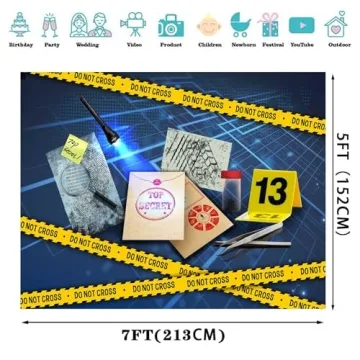 EMDSPR Detective Backdrop for Unique Photography