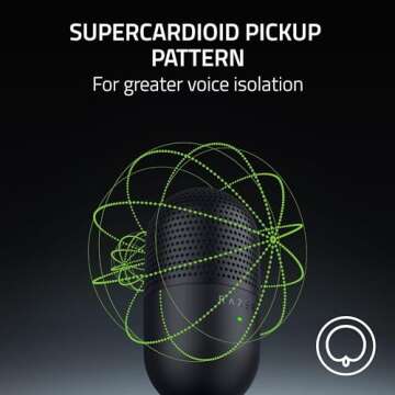 Razer Seiren V3 Mini USB Microphone for Gaming and Streaming