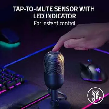 Razer Seiren V3 Mini USB Microphone for Gaming and Streaming