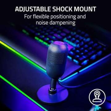 Razer Seiren V3 Mini USB Microphone for Gaming and Streaming