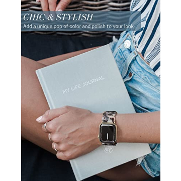 Heesch Tortoise Apple Watch Band for Women - Stretchy Design