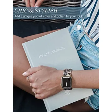 Heesch Tortoise Apple Watch Band for Women - Stretchy Design