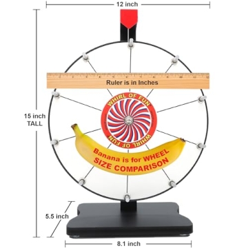 Exciting 12 Inch Prize Wheel for Events | Durable & Customizable