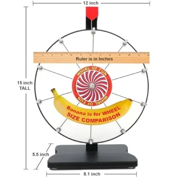 Exciting 12 Inch Prize Wheel for Events | Durable & Customizable