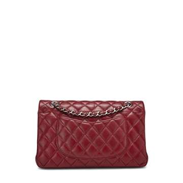 Chanel Red Quilted Caviar Classic Flap Bag - Timeless Elegance