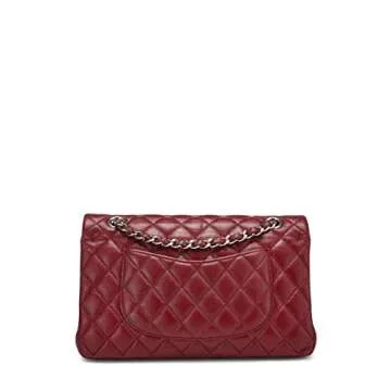 Chanel Red Quilted Caviar Classic Flap Bag - Timeless Elegance
