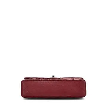 Chanel Red Quilted Caviar Classic Flap Bag - Timeless Elegance