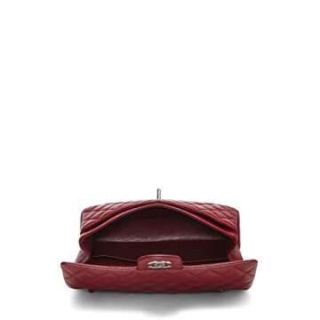 Chanel Red Quilted Caviar Classic Flap Bag - Timeless Elegance