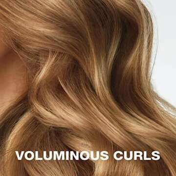 Conair Heatless Curls - Extra Large Hair Rollers - heatless curlers - heatless curls overnight - Velcro Rollers for Hair - Hot Pink - 9 Count w/storage case