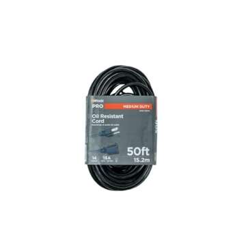 Woods 982452 50-Foot SJTOW Agricultural Outdoor Heavy Duty All- Weather Extension Cord, Oil Resistan...