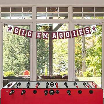 College Flags & Banners Co. Texas A&M Aggies Banner String Pennant Flags