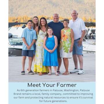 Certified Glyphosate Residue Free Chickpeas | Garbanzo Beans | 4 LBS | Family Farmed in Washington State | 100% Desiccant Free | Non-GMO Project Verified | Kosher Parve | Field Traced | Kraft Bag