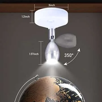 LEDERA Wireless LED Spotlight - Multi-Color Accent Light