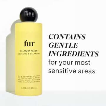 Fur All Body Wash- PH-Balancing Oil Body Wash, Hydrate and Soften Your Skin - 8 FL OZ