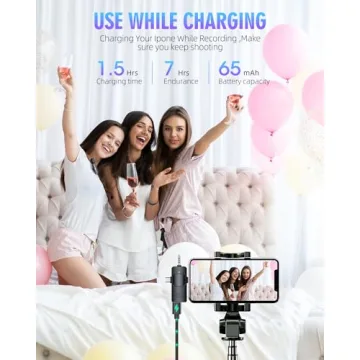 PQRQP Wireless Lavalier Microphones for Creators