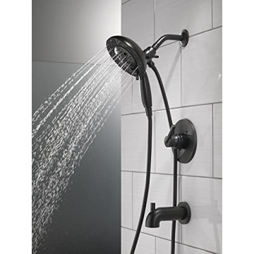 Delta Trinsic Shower Trim Kit Matte Black Stylish Fixture