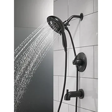 Delta Trinsic Shower Trim Kit Matte Black Stylish Fixture
