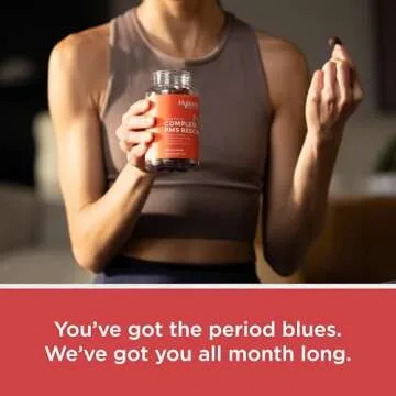 Hyland's Grace Period Complete PMS Rescue, 60 Vegan Gummies with Chasteberry and Dong Quai for Menstrual Support and B6 and B12 for Red Blood Cell Formation