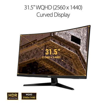 ASUS TUF Gaming 32" 1440P HDR Curved Monitor - Stunning Visuals