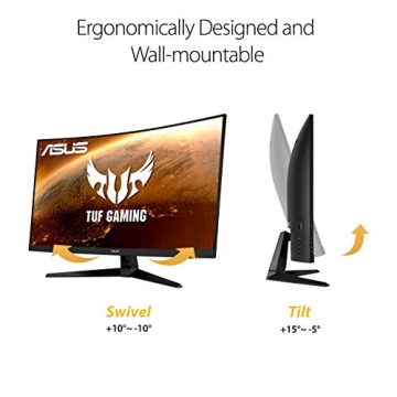 ASUS TUF Gaming 32" 1440P HDR Curved Monitor - Stunning Visuals