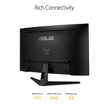 ASUS TUF Gaming 32" 1440P HDR Curved Monitor - Stunning Visuals