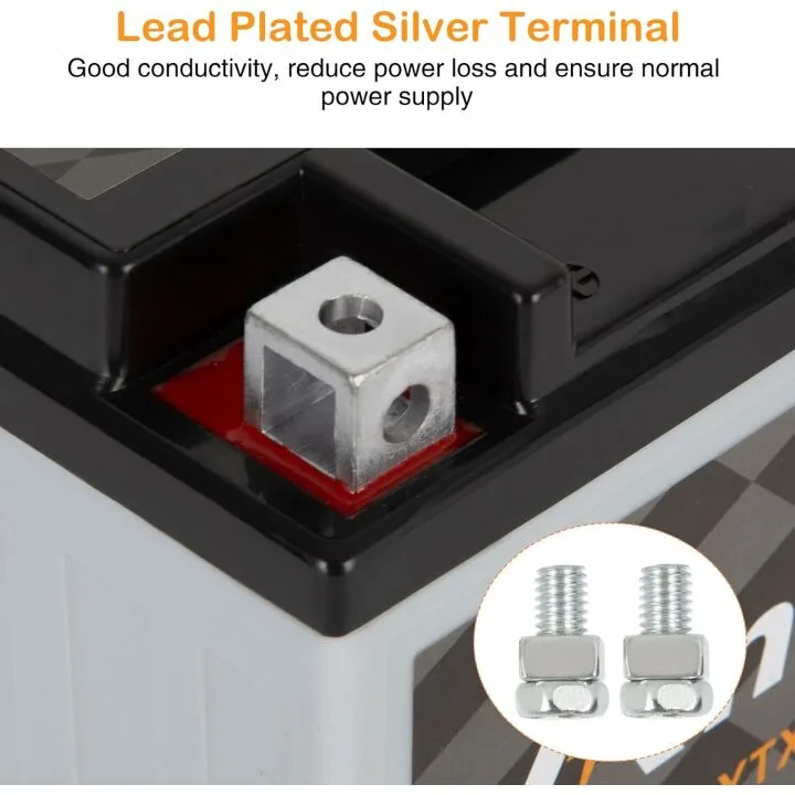 YTX14-BS 12V 12Ah Motorcycle Battery