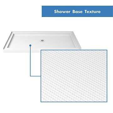 DreamLine SlimLine Single Threshold Shower Base in White | DLT-1136480