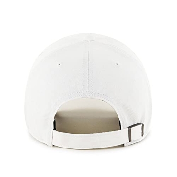 Shop 47 Dodgers Clean Up Dad Hat in White on White