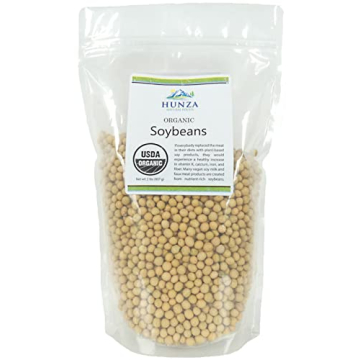 Hunza Organic Soybeans (2 lbs) - Affordable Protein Source