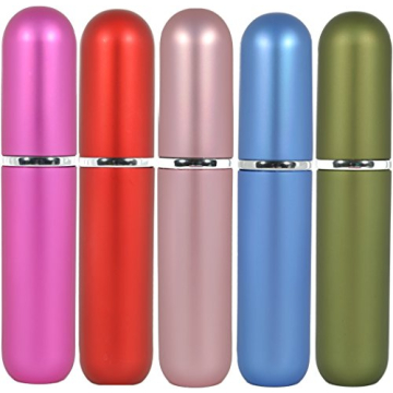 Stylish Essential Oil Inhalers Set – 5 Colors & Wicks