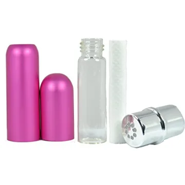 Stylish Essential Oil Inhalers Set – 5 Colors & Wicks