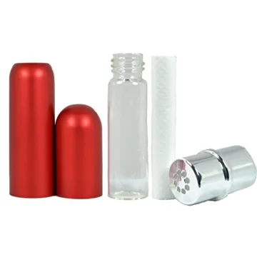 Stylish Essential Oil Inhalers Set – 5 Colors & Wicks