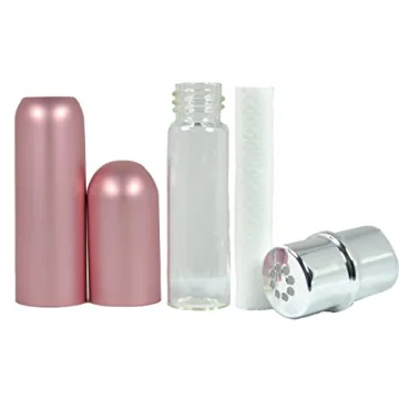 Stylish Essential Oil Inhalers Set – 5 Colors & Wicks