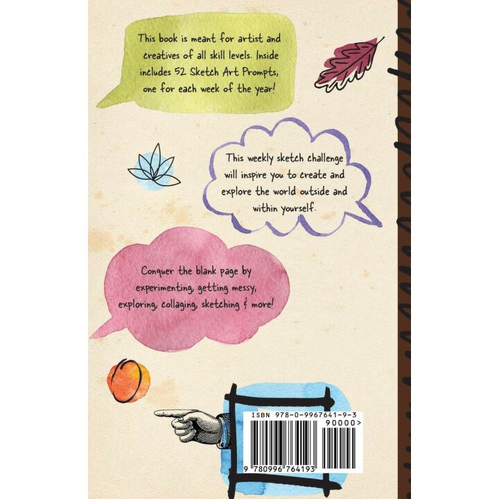 52 Sketch Prompts: Your Creative Art Journey