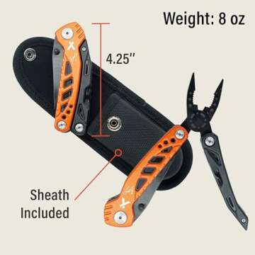 Utility Tool by Bear Grylls, Multitool Pocket Knife For Camping, Hiking, EDC and Survival, with Bott...