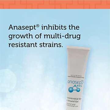 Anasept-Antimicrobial Skin & Wound Gel 3 oz. Tube