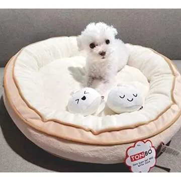 Cute & Cozy Dim Sum Dog Bed for Small Breeds