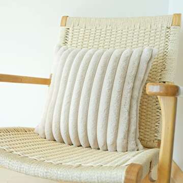 Elegant JOJUSIS Faux Fur Pillow Covers - Soft & Stylish
