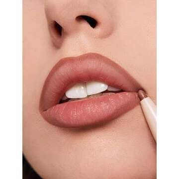 SHEGLAM 2 In 1 Matte Lip Liner and Long Lasting Lipstick Set Makeup - Soft Chai