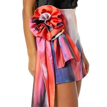 Stylish Multi Print Mini Skirt for Trendy Women