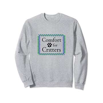 Comfort for Critters Pet Lover Gift Sweatshirt - Perfect for Animal Lovers
