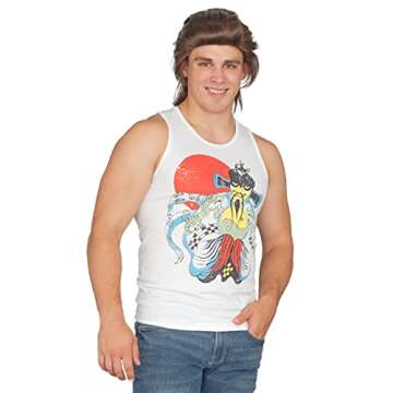 Big Trouble Little China Fu Manchu Tank Top - Cosplay Wear