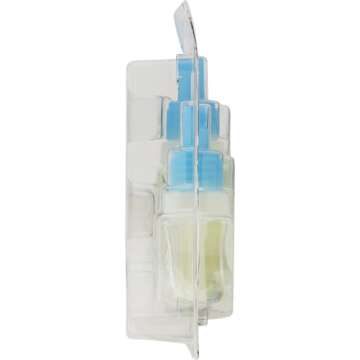 Febreze Plug in Air Freshener, Odor-Fighting Scented Oil Refill, Air Fresheners for Home and Bathroom and Kitchen, Long Lasting for Strong Odors, Unstopables Fresh Scent, 0.87oz Refills, 3 Count