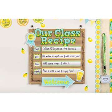 Teacher Created Resources Burlap 7 Pocket Chart (28" x 28") - 20837