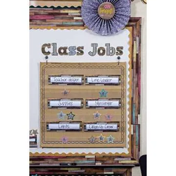 Teacher Created Resources Burlap 7 Pocket Chart (28" x 28") - 20837