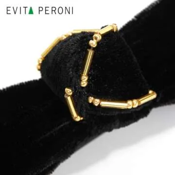 EVITA PERONI Velvet Hair Barrettes for Women, Hair Bows Hair Barrettes, Small French Barrettes Hair Clip for Women Thick Thin Hair-Wine Red