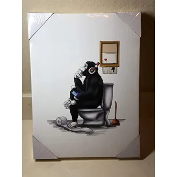 Banksy DJ Monkey Canvas Art Unique Wall Decor