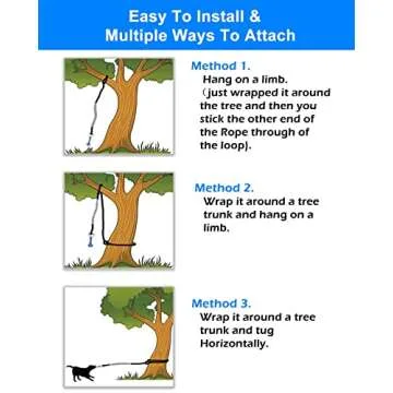 LOOBANI Bungee Tug Toy for All Dogs - Interactive Outdoor Fun