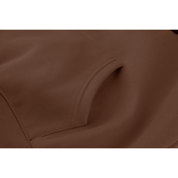 Lauweion Women's Fleece Hoodie Kangaroo Pocket Oversized