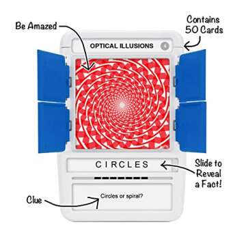 100 PICS Optical Illusions - Perfect Stocking Stuffer for Teens and Kids |100 Mind-Blowing Illusions...